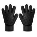 FurGlide Grooming Gloves - Black